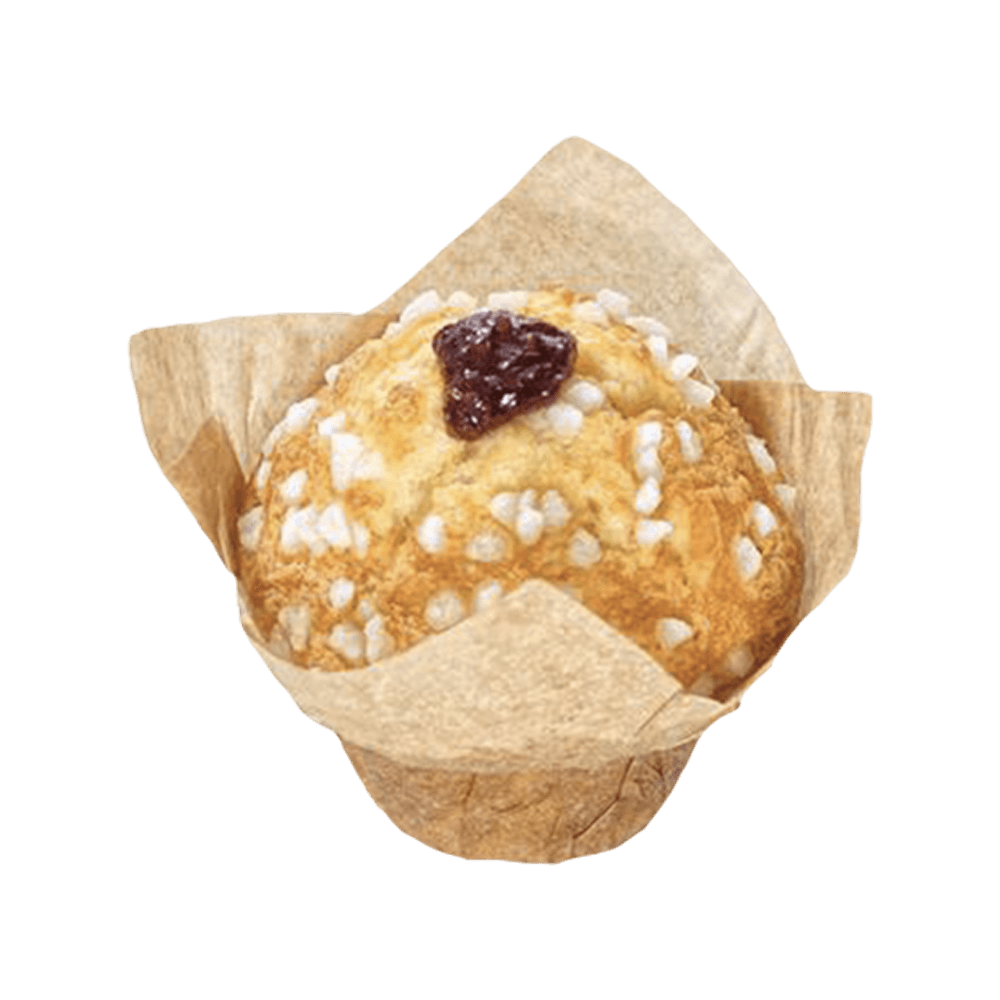 Muffin de Limón Relleno de Frambuesa